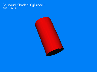 Gouraud Shaded Cylinder